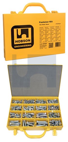 HOBSON Z/P 8.8 B/N ASSORT KIT: M6-M12 AS1110/1112 LTH:20-50MM 513PCS